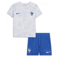 Frankrig Udebanesæt Børn VM 2022 Kortærmet (+ Korte bukser)